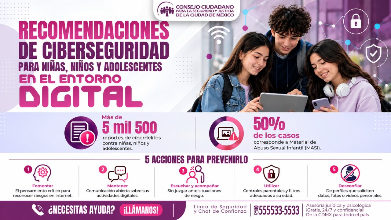 RESPALDA CONSEJO CIUDADANO DECRETO PARA REGULAR PLATAFORMAS DIGITALES Y PROTEGER A INFANCIAS Y ADOLESCENCIAS EN INTERNET